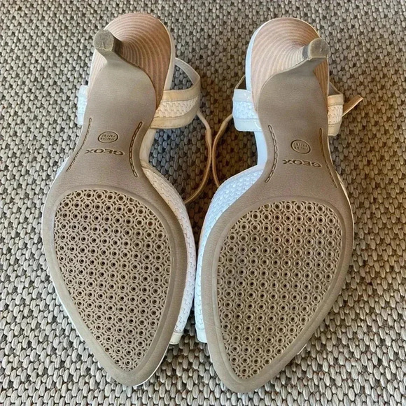 Geox Respira Sling Back / Peep Toe  Strappy Heels - Picture 5 of 14